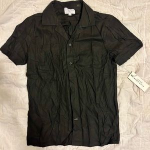 (3) Five Four shirts with tags. Two long-sleeve, one short-sleeve button up.